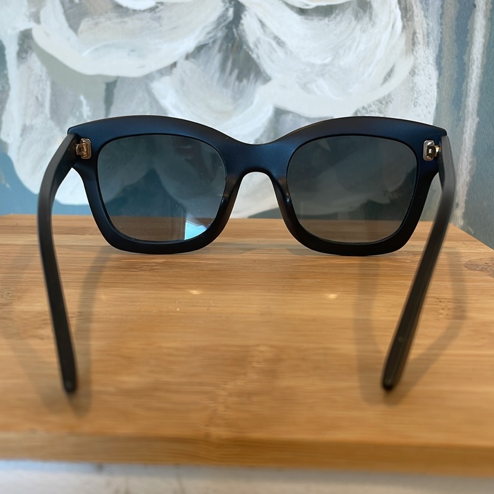 Christian Dior Black Frame Sunglasses & Case - Picture 5 of 7